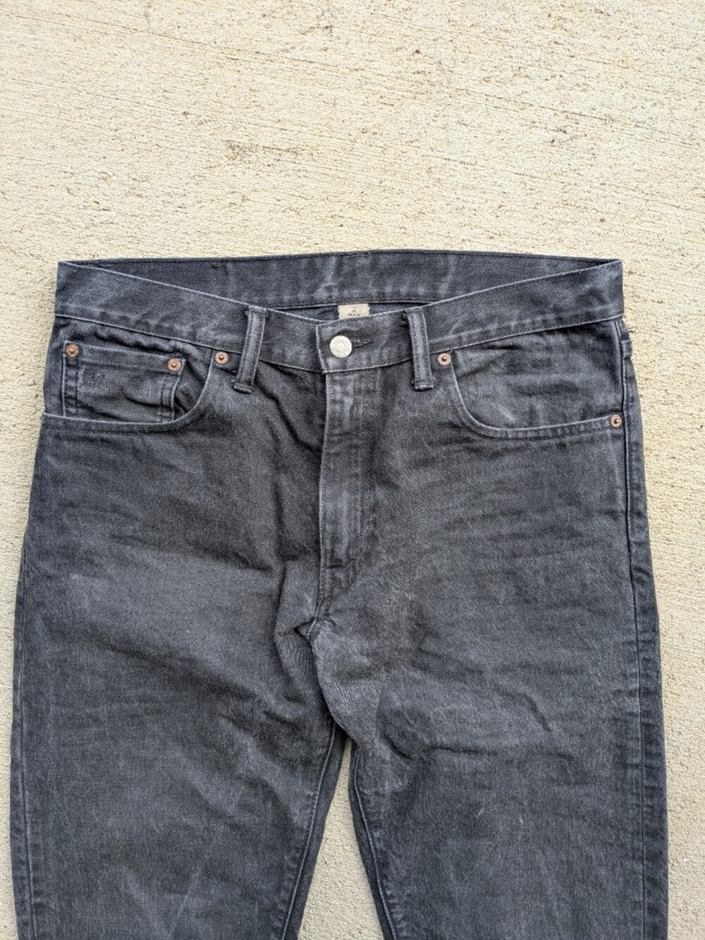 RRL Ralph Lauren Black Slim Narrow Jeans - Picture 2 of 11